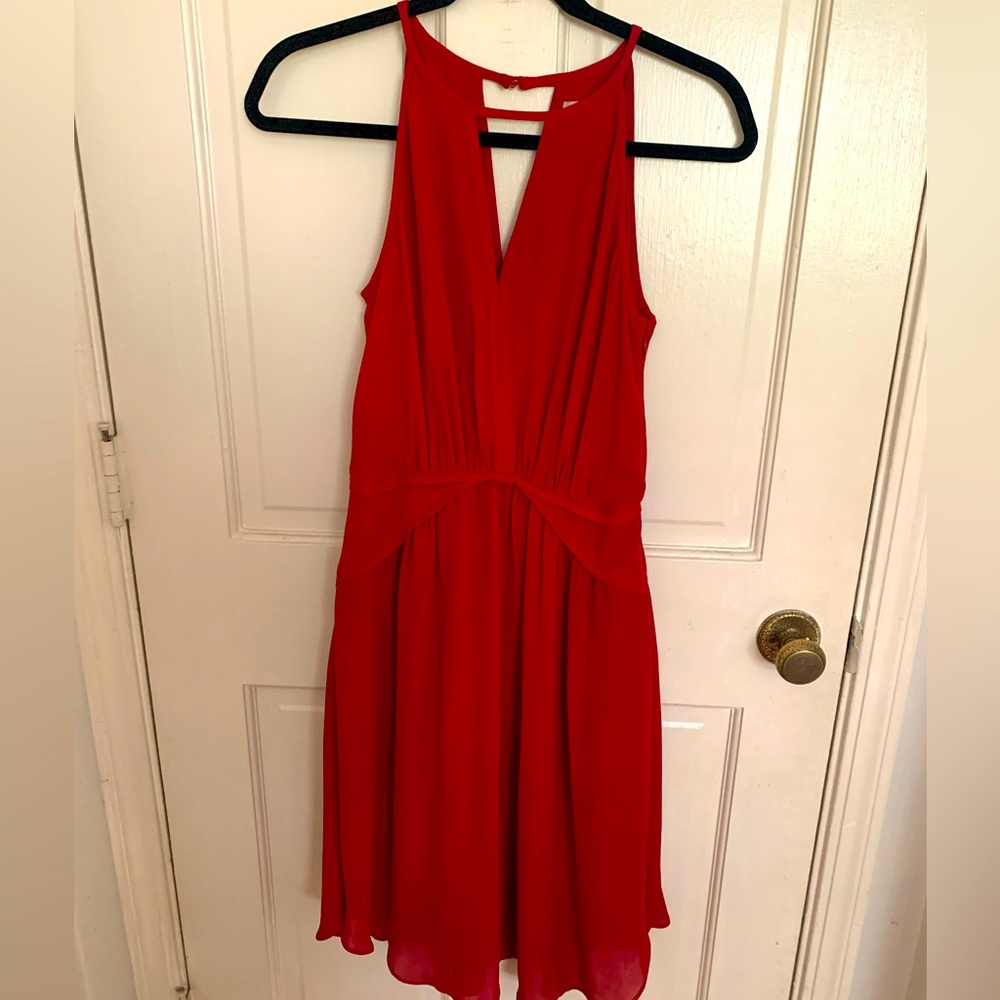 Banana Republic Red Dress - flowy, sleeveless